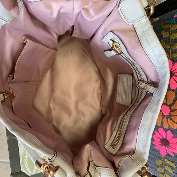 Coach Python Satchel Handbag - Picture 3 of 6